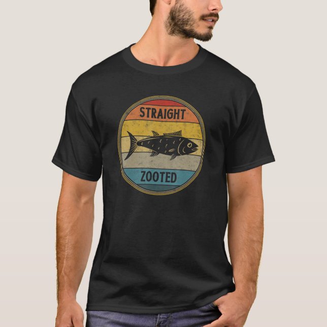 Camiseta Pescado retro vintage (Anverso)