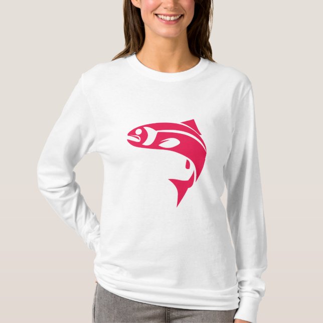 Camiseta Pescado rosa (Anverso)