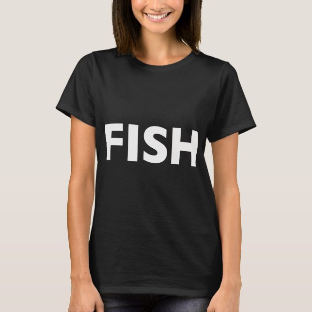 Camiseta PESCADO, simplemente. (Anverso)