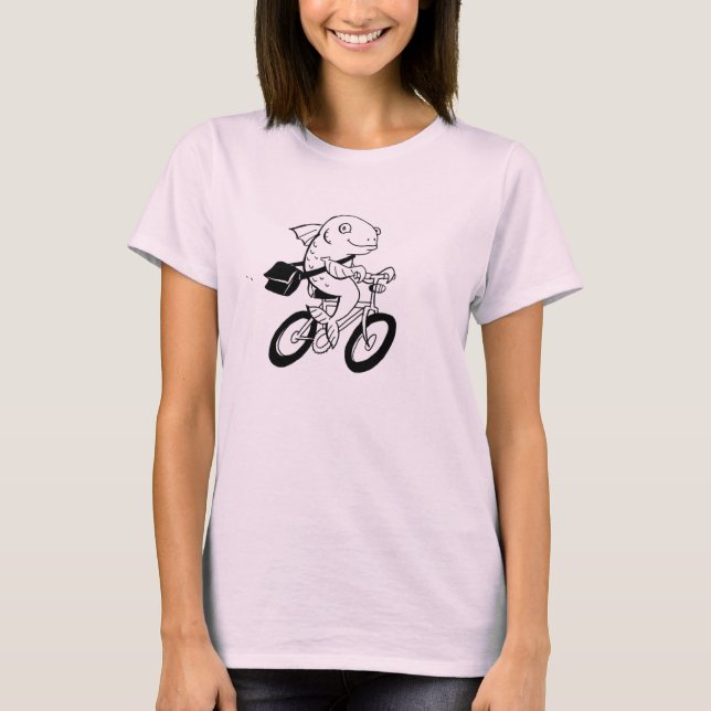 Camiseta Pescado sin bicicleta (Anverso)