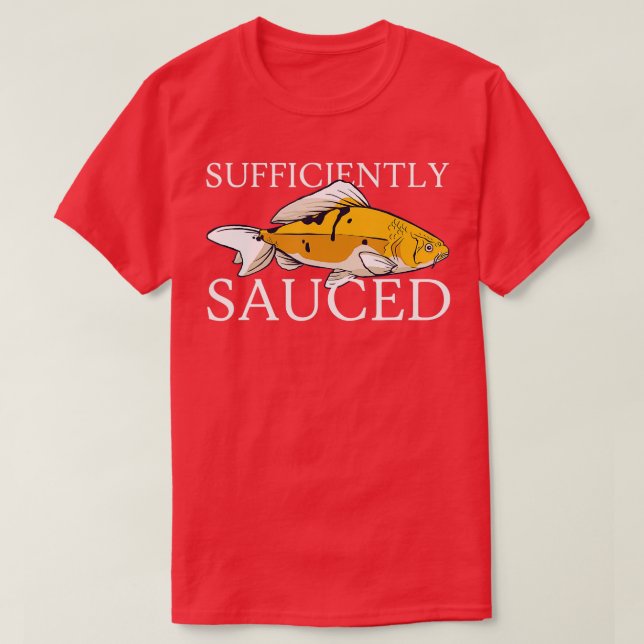 Camiseta Pescado suficientemente salado (Diseño del anverso)