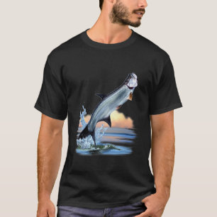 Camiseta Pescado Tarpon Agua Fresca Caza De Fauna Silvestre