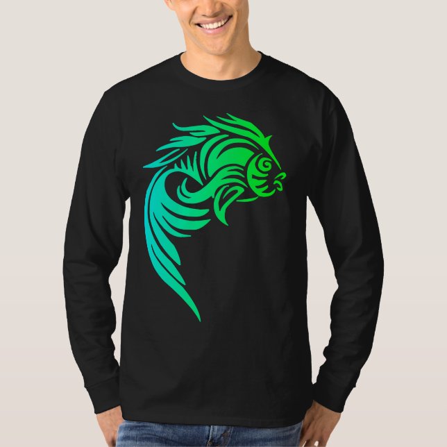 Camiseta Pescado tribal (Anverso)
