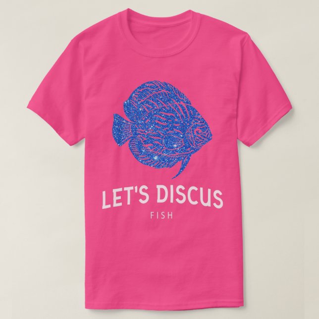 Camiseta Pescado Tropical Acuario Discus Fish (Diseño del anverso)