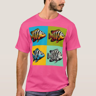 Camiseta Pescado tropical de Guay de tigre albino 1