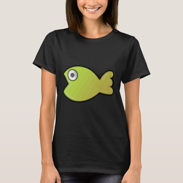 Camiseta Pescado Verde O Amarillo (Anverso)