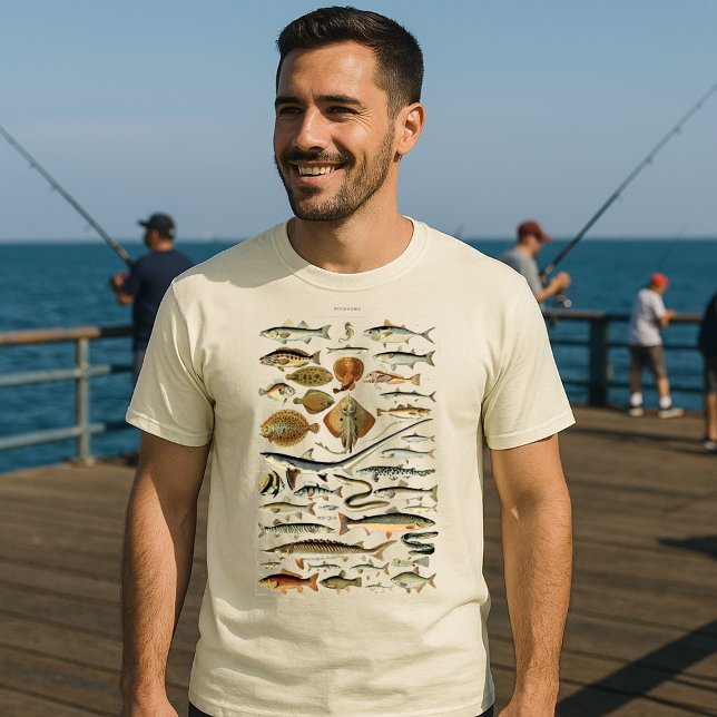 Camiseta Pescado vintage de Adolphe Millot (Subido por el creador)