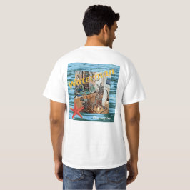 Camiseta Pescado y agua de los pescadores de mariscos o est