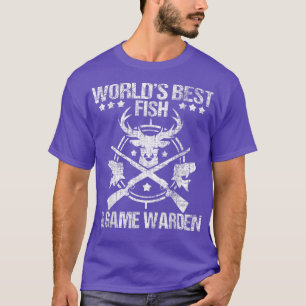 Camiseta Pescado Y Guardia De CazaConservación De Animales