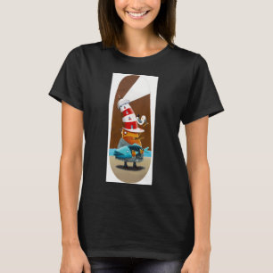 Camiseta Pescado y patatas fritas