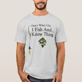 Camiseta Pescado Y Sé Cosas
