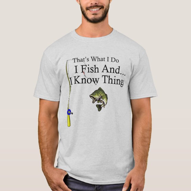Camiseta Pescado Y Sé Cosas (Anverso)