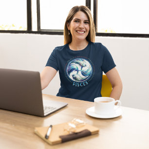 Camiseta Pescado Zodiac Tranquilo Pisces