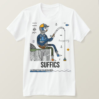 Camiseta Pescador abstracto | SUFICIENTES