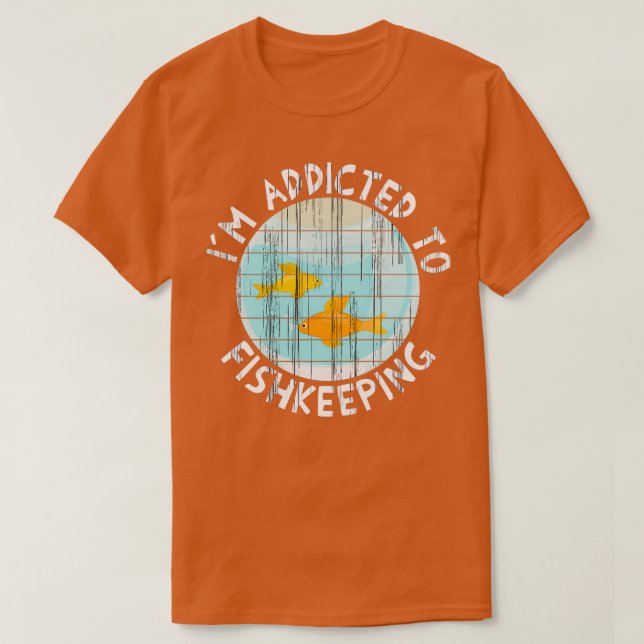 Camiseta Pescador Acuario Pescador Acuario Pescado (Diseño del anverso)
