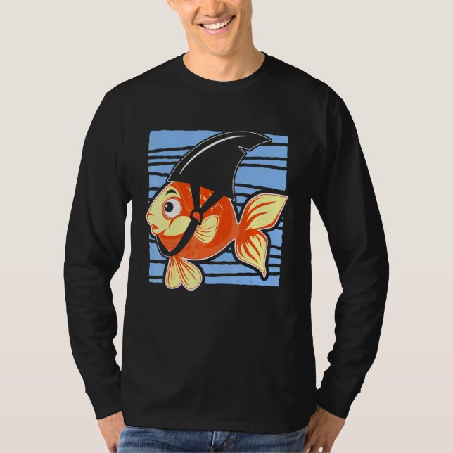 Camiseta Pescador acuarista de colección de peces de aleta  (Anverso)