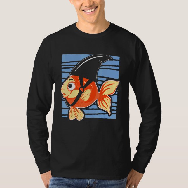 Camiseta Pescador acuarista de colección de peces de aleta  (Anverso)