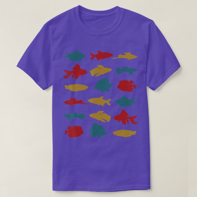 Camiseta Pescador acuático acuático (Diseño del anverso)