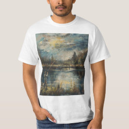 Camiseta Pescador al atardecer