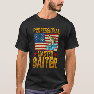 Camiseta Pescador Americano Maestro Profesional de Carnada