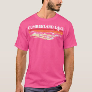 Camiseta Pescador Bote Camping Lake Vacaciones Cumberland L