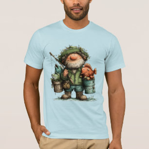 Camiseta Pescador Caprichoso Día Perezoso Pesca