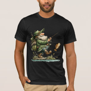 Camiseta Pescador Caprichoso Día Perezoso Pesca