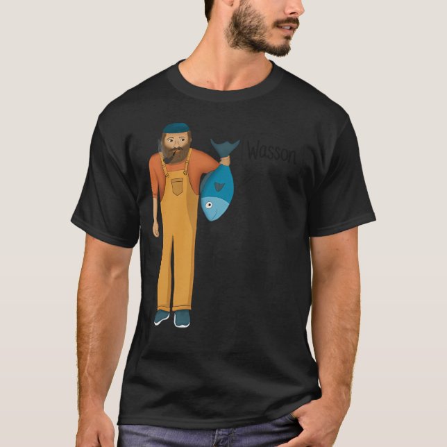 Camiseta Pescador Cornish de Wasson (Anverso)