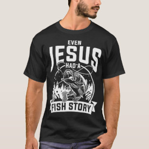 Camiseta Pescador cristiano gracioso Jesús Regalo de oració