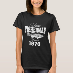 Camiseta Pescador de 50 años 1970 50º cumpleaños Fishi