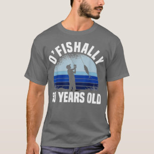 Camiseta Pescador de 50 años de edad de Ofisherman 50th Bir