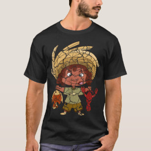 Camiseta Pescador de alimentos cocinados con problemas
