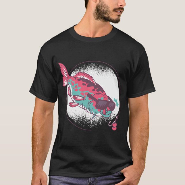 Camiseta pescador de carpas (Anverso)