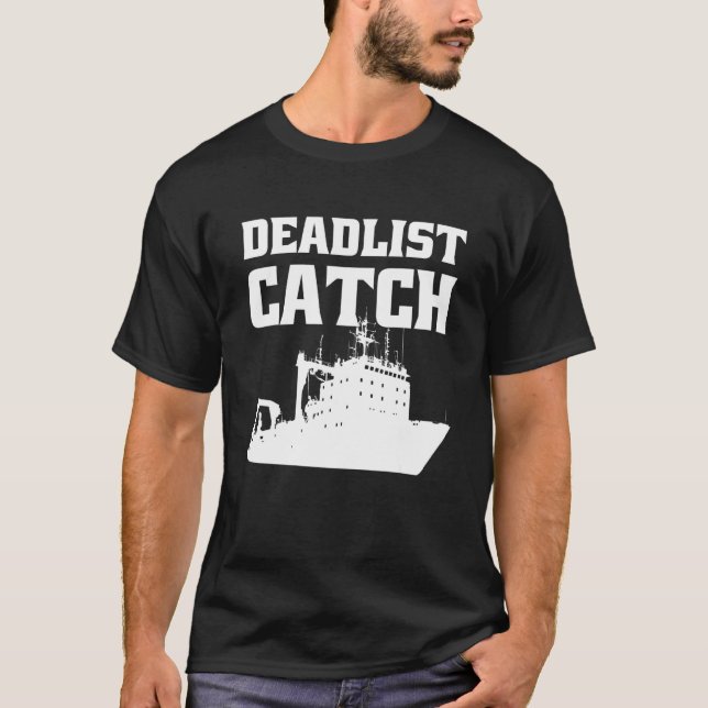 Camiseta Pescador de Deadliest Catch Angler Deadliest Catch (Anverso)