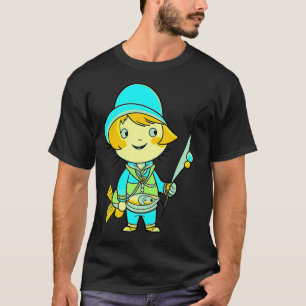 Camiseta Pescador de dilación. Sustantivo. El arte de ir a