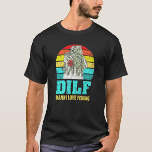 Camiseta Pescador De Diseño Retro De Pescado Y Selfie