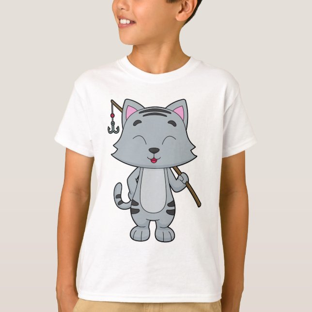 Camiseta Pescador de gato (Anverso)