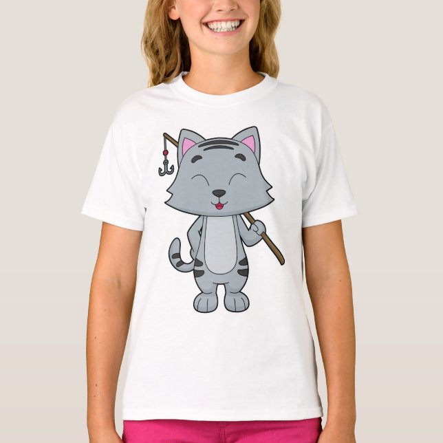 Camiseta Pescador de gato (Anverso)