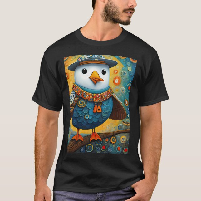 Camiseta Pescador de gaviotas (Anverso)