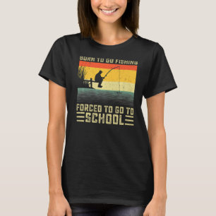 Camiseta Pescador De Guay Nacido Para Ir A Pescar Pesca