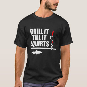 Camiseta Pescador de Hielo Lo Perfora Pesca en el Hielo