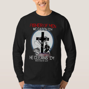 Camiseta Pescador De Hombres Que Los Atrapamos, Él Los Limp