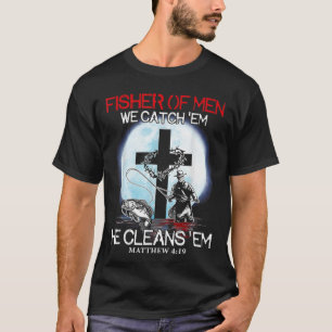 Camiseta Pescador De Hombres Que Los Atrapamos. Limpia A Em