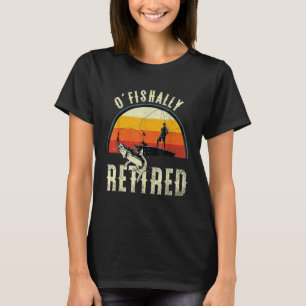Camiseta Pescador de Jubilación Jubilado Opescado