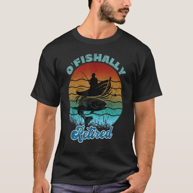 Camiseta Pescador de Jubilación Jubilado Opescado 3 (Anverso)