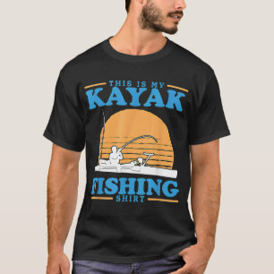 Camiseta Pescador de Kayak Mi pesca de Kayak