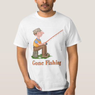 Camiseta Pescador de la pesca ininterrumpida