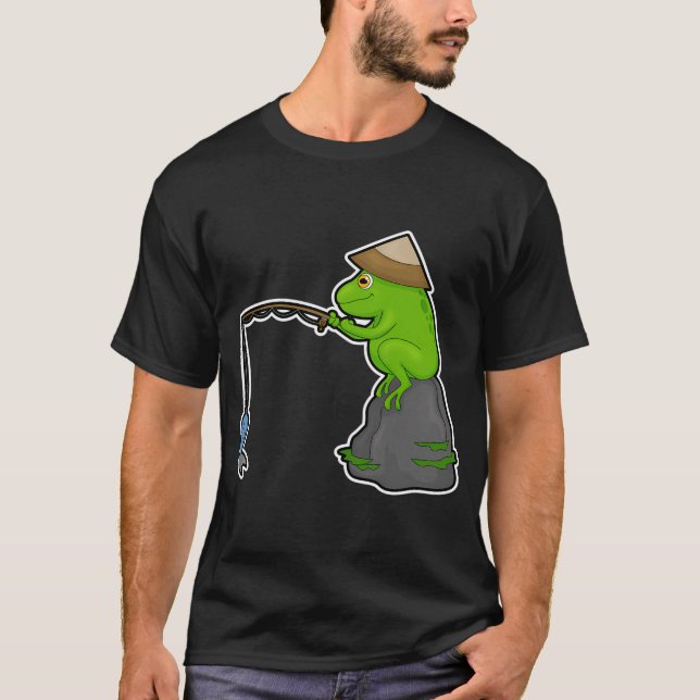 Camiseta Pescador de lápiz Pescar (Anverso)