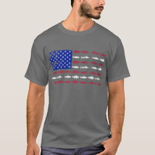 Camiseta Pescador de los buques de la bandera de los Estado