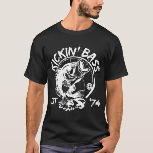 Camiseta Pescador De Lubina Cumpleaños Nacido En 1974 Año D